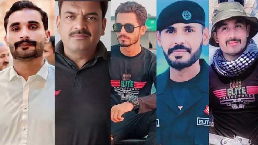 Five cops martyred as robbers attack police post in Sadiqabad