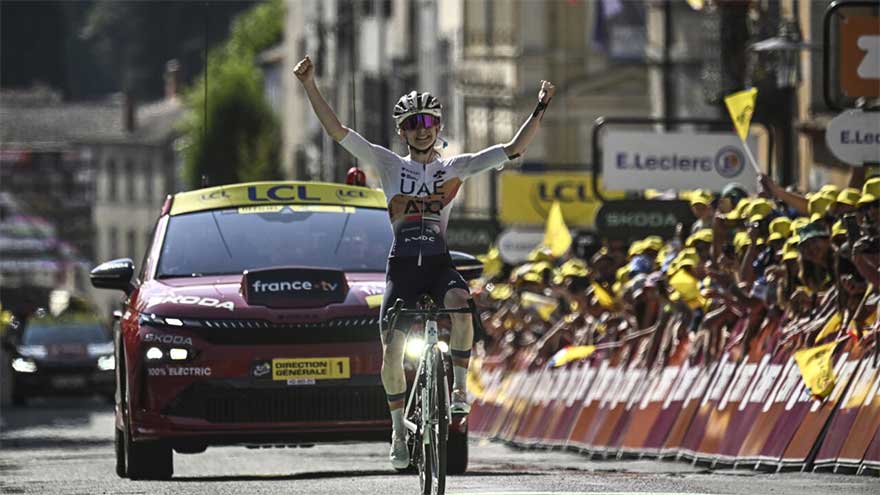 Squiban solos to Tour de France stage win, Le Court maintains lead