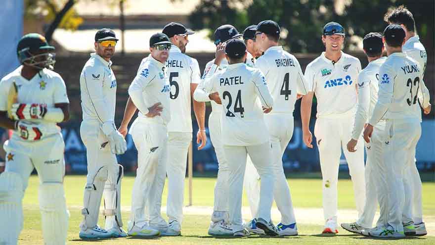 New Zealand beat Zimbabwe by nine wickets to win first test