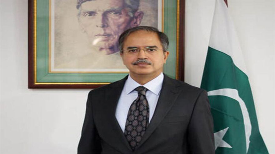 Marking end of Pakistan's UNSC presidency, Ambassador Asim Iftikhar holds reception