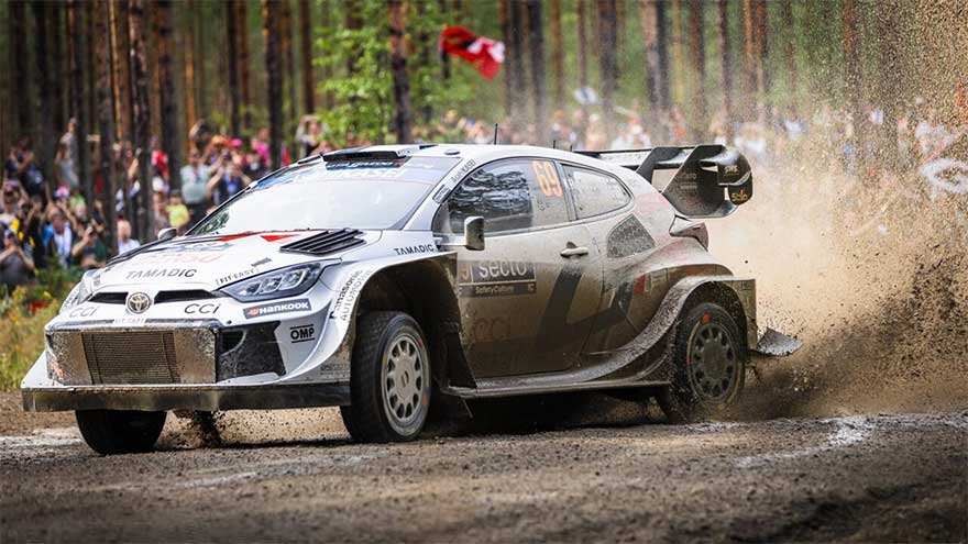 Rovanpera emerges from home forests leading Rally of Finland