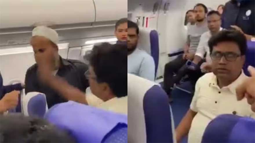 Dunya News Video showing Muslim passenger being slapped in Indian flight sparks outcry