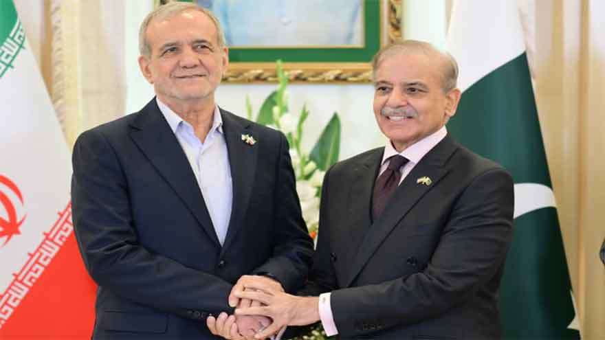 Iranian president appreciates Pakistan's support against Israeli aggression