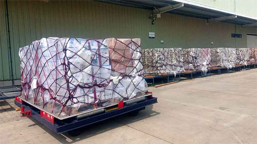 Pakistan dispatches another relief consignment for Palestine