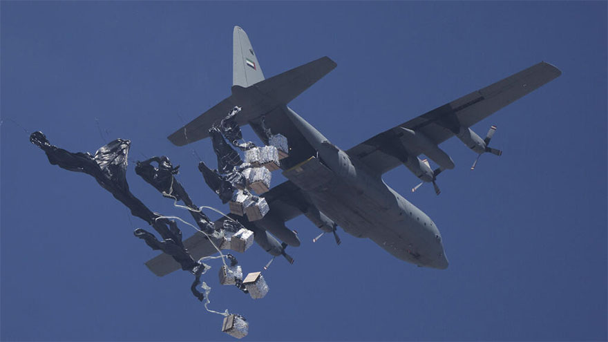 France continues aid airdrops to Gaza but says land crossings critical