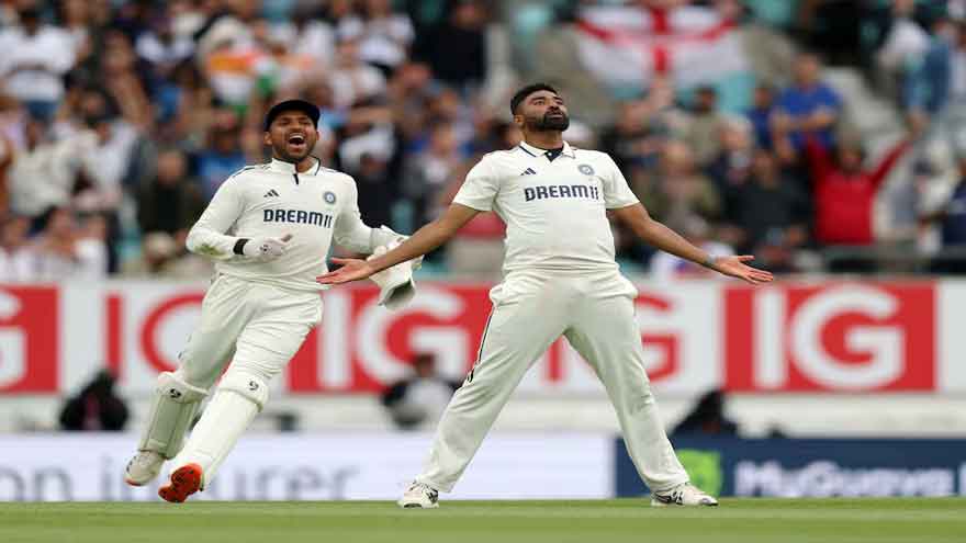 Siraj leads India to stunning win over England