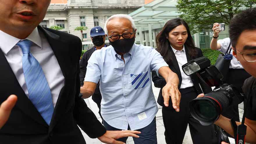 Singapore property tycoon linked to jailed minister pleads guilty