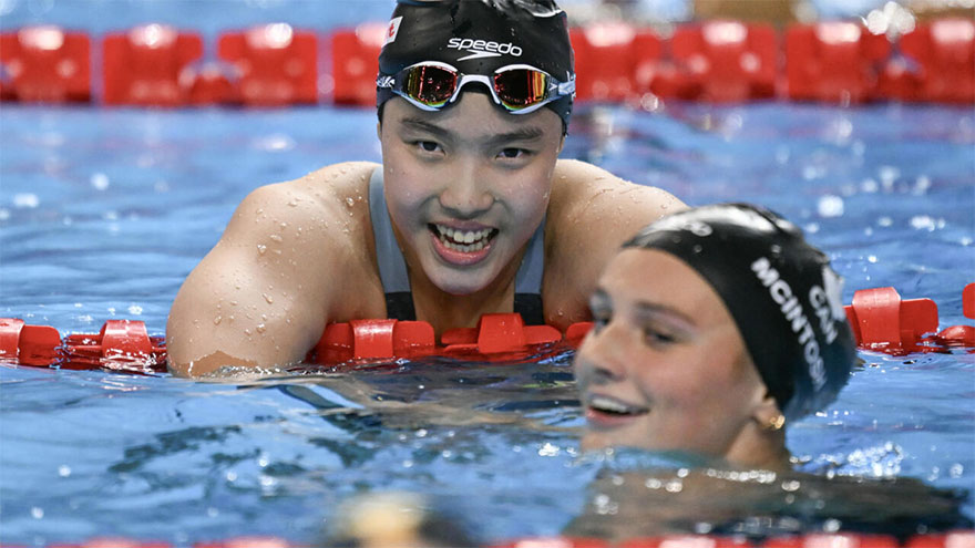 Teenage kicks: McIntosh, 12-year-old Yu set to rule the pool at LA 2028