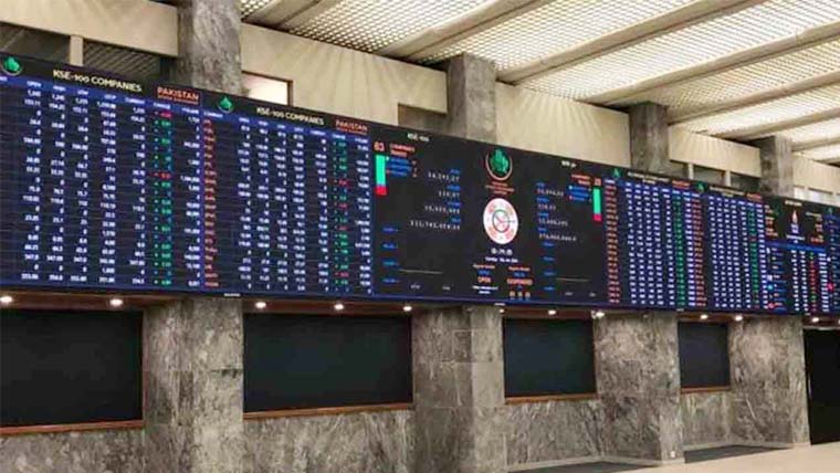 پاکستان سٹاک مارکیٹ میں کاروبار کے آغاز پر مثبت رجحان