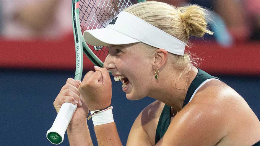 Tauson ousts Keys and advances to WTA Canadian Open semis