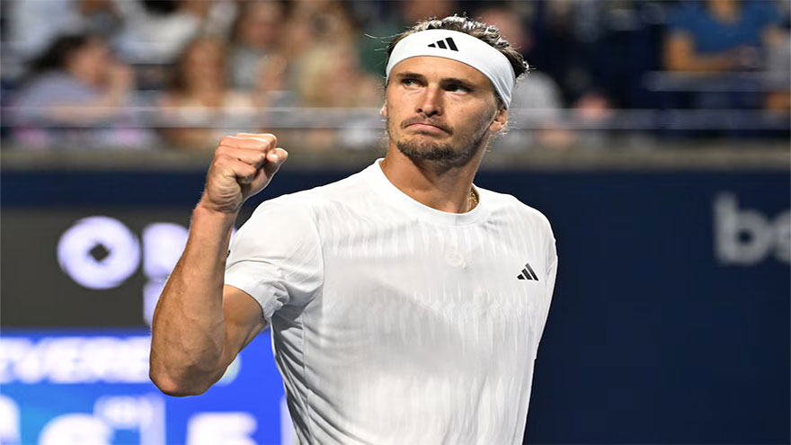 Zverev fights back to oust defending champion Popyrin from Canadian Open