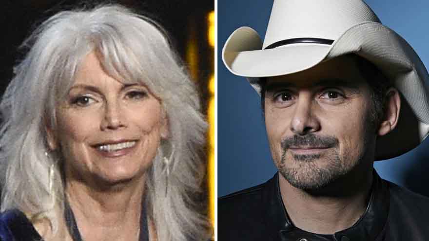 Emmylou Harris and Brad Paisley are headed for Nashville Songwriters Hall of Fame