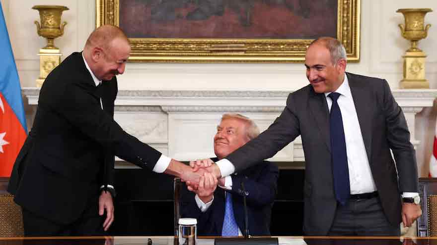 Trump announces peace agreement between Azerbaijan and Armenia