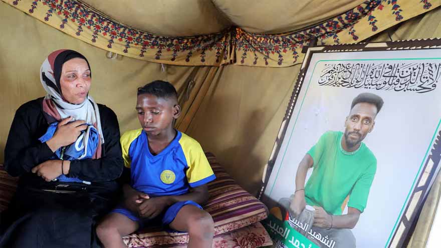 Fans and family honour 'Palestinian Pele' killed in Gaza