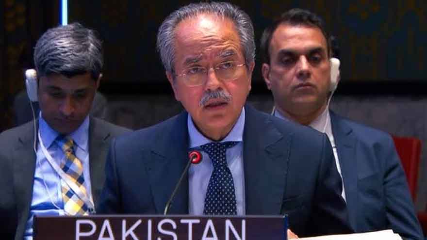Pakistan condemns Israel's Gaza occupation plan at UN