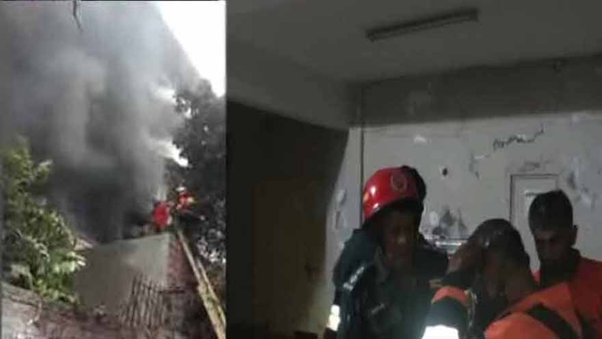 Several injured as fire erupts at PIC doctors' hostel