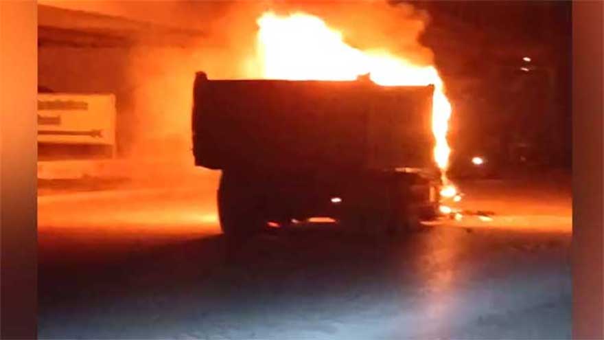 160 booked for arson after bike-dumper accident in Karachi