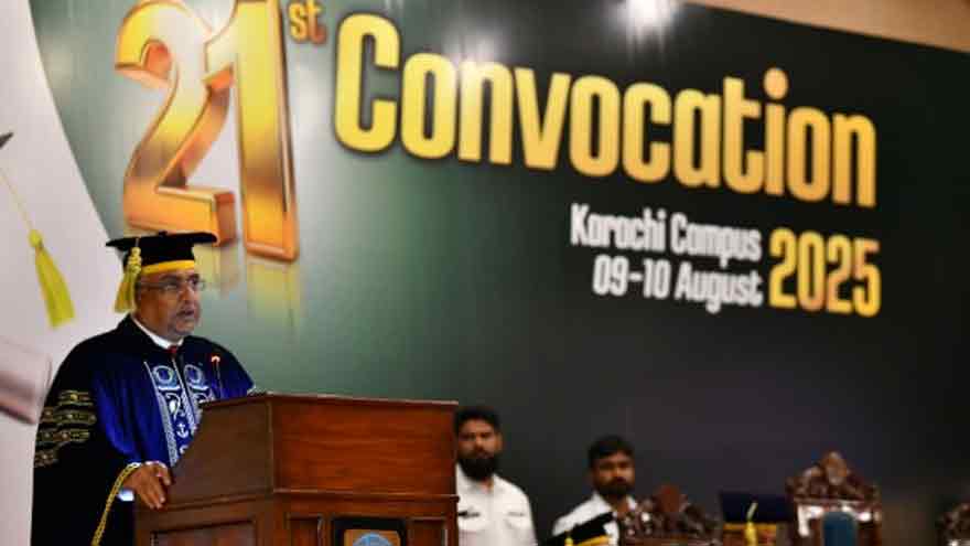 CNS urges Bahria University graduates to embrace lifelong learning, resilience