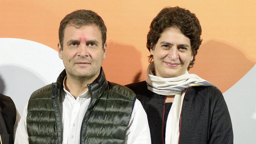 Rahul, Priyanka Gandhi released two hours after arrest for protesting against Indian Election Commission