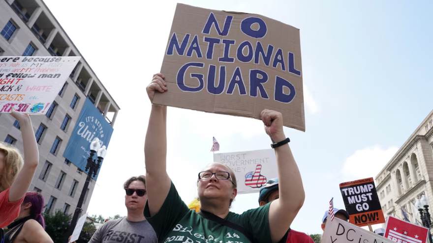 Trump says he will take control of DC police, deploy National Guard to US capital