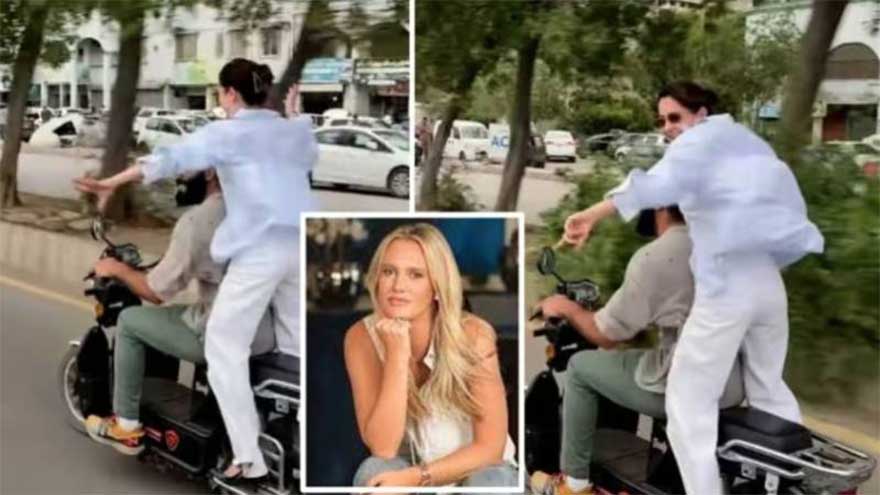 Thank God nothing happened to her, Shaniera Akram reacts to Hania Aamir's bike stunt 