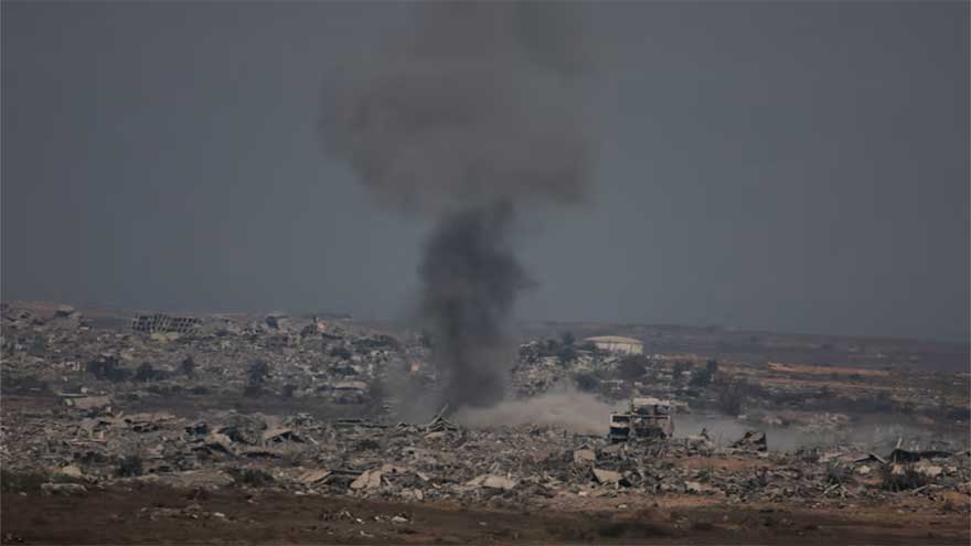 Israel bombards Gaza City overnight; Hamas leader due in Cairo in bid to salvage ceasefire talks