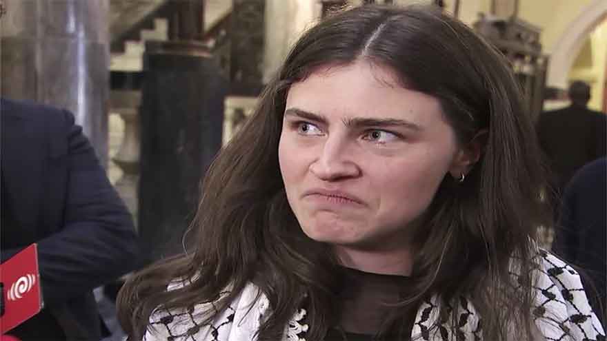 New Zealand lawmaker who called opponents spineless over Gaza is ejected from Parliament a 2nd time