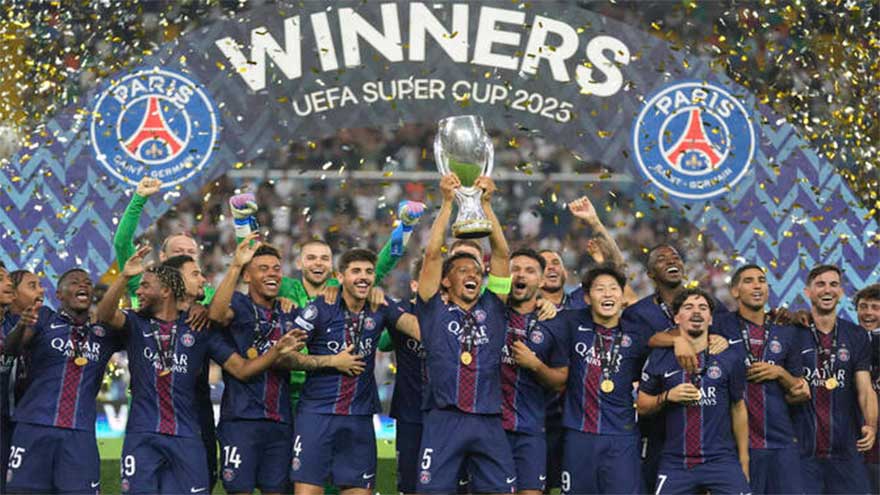 PSG beat Tottenham on penalties to win UEFA Super Cup after late comeback
