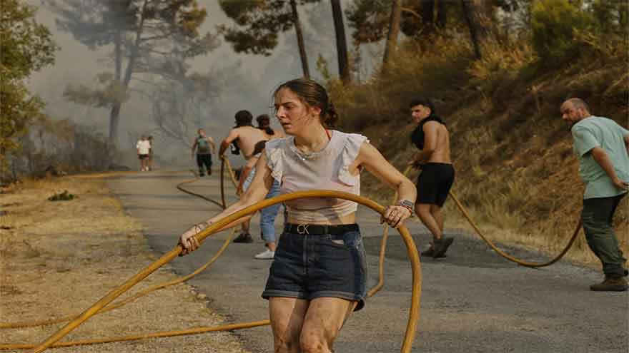 Greece, Spain and Portugal race to contain wildfires as EU steps up cross-border help