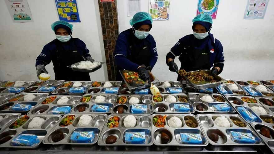 More than 360 hit by food poisoning after eating free school meal in Indonesian town