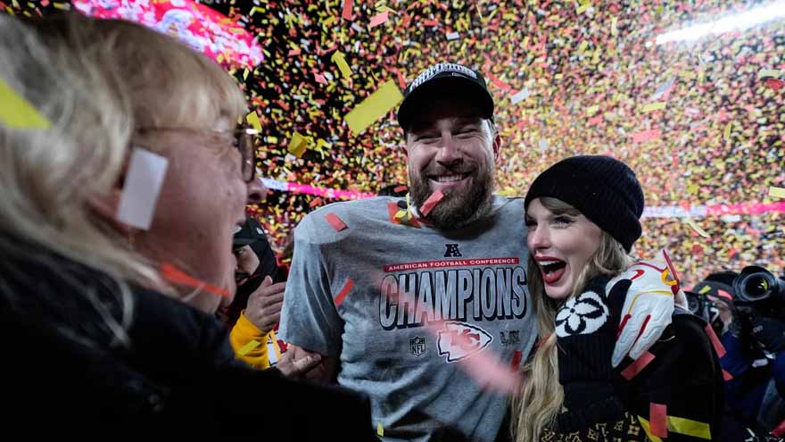 Taylor Swift's chat with the Kelces on 'New Heights' marks a milestone moment for podcasts