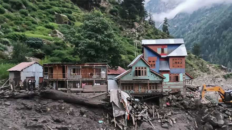 Indian rescuers scour debris after 60 killed in flood