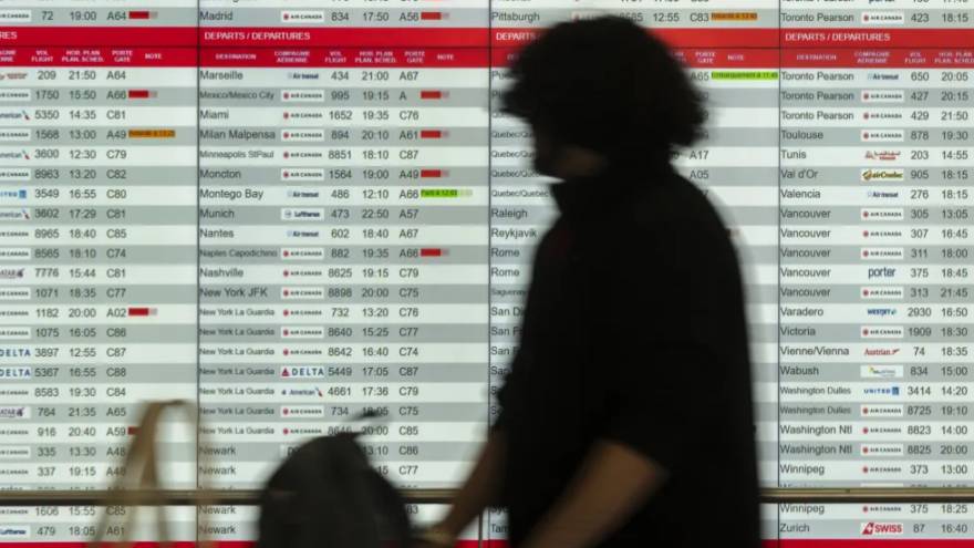 Air Canada suspends operations as flight attendants go on strike