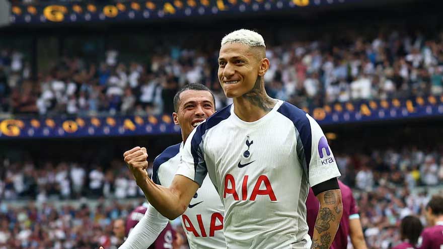 Richarlison double as slick Spurs outclass Burnley
