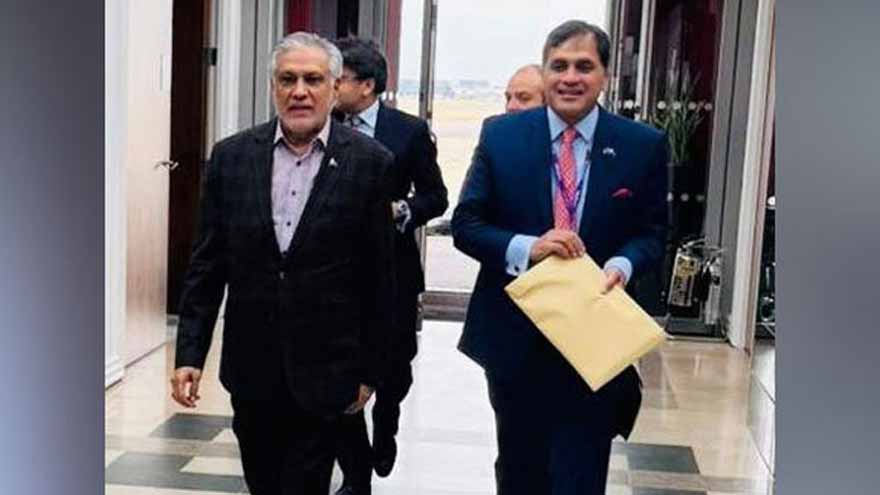 DPM Ishaq Dar reaches London on official visit