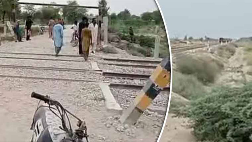 Two siblings die after being hit by train in Khairpur