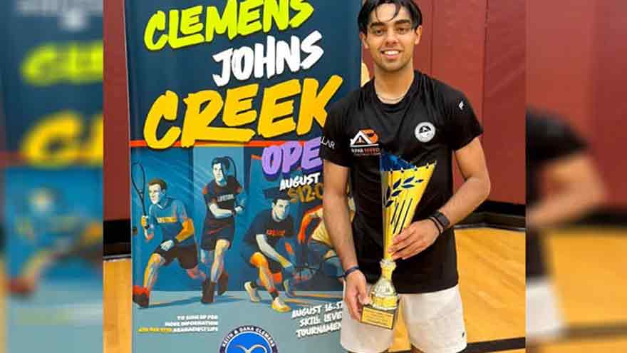 Pakistan's Ashab Irfan clinches squash title in USA