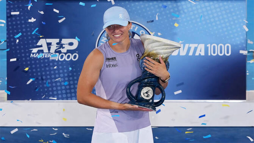 Swiatek beats Paolini to clinch WTA Cincinnati Open title