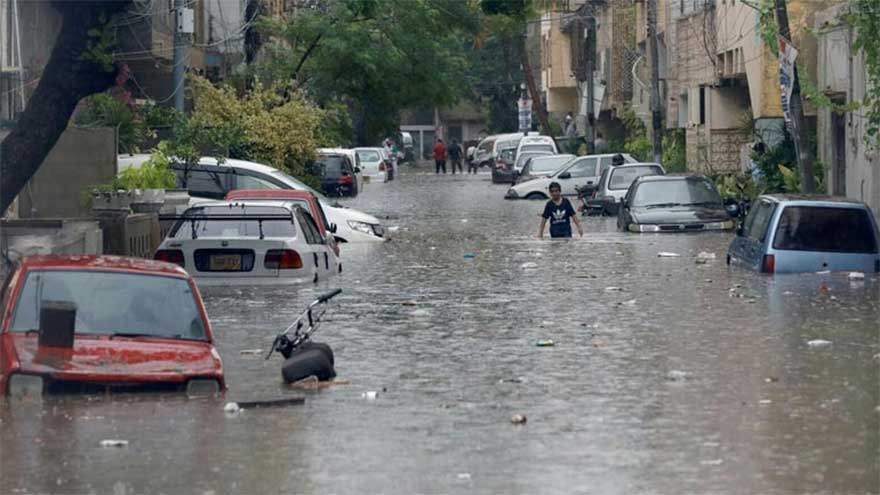 Death toll in Karachi rises to 11 as torrential rains bring city to a standstill
