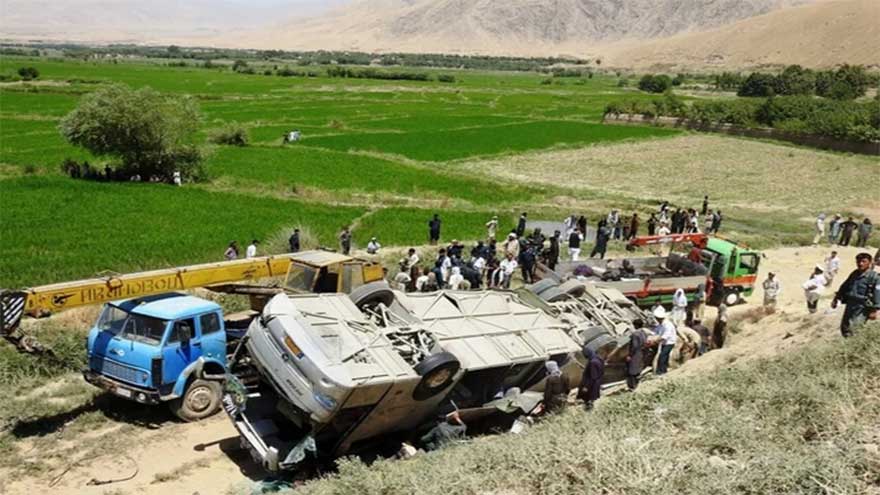Road accident in western Afghanistan kills 71 deported from Iran