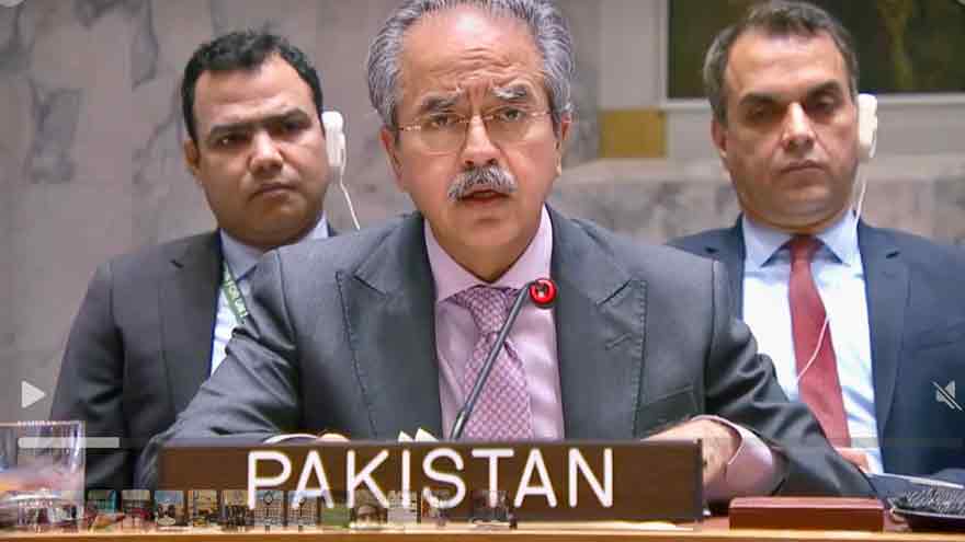 Pakistan urges UN action against abuse being faced by women in Kashmir, Palestine