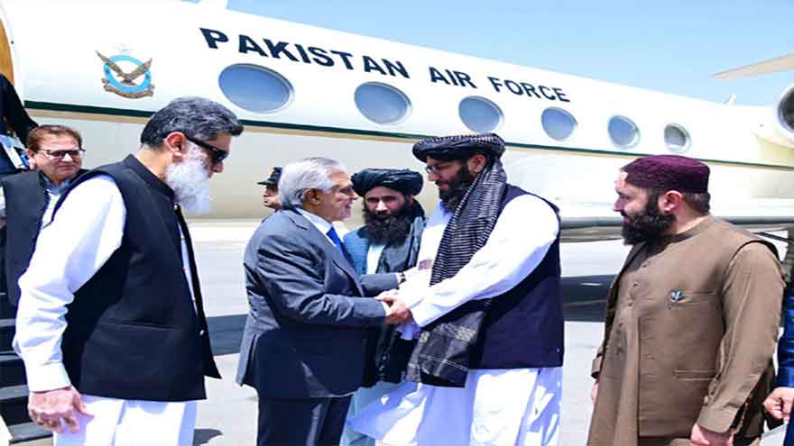 FM Ishaq Dar reaches Kabul to attend key trilateral meeting