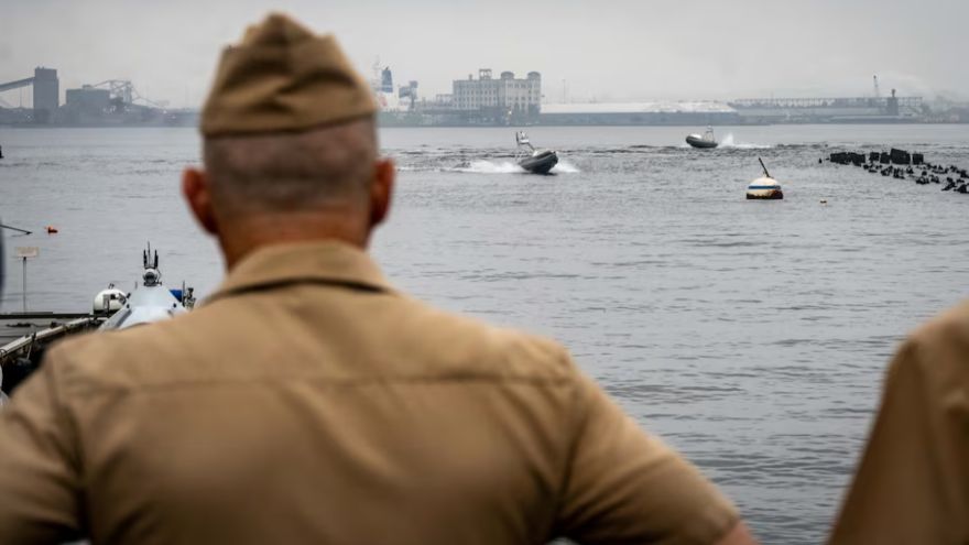 The US Navy is building a drone fleet to take on China. It's not going well.