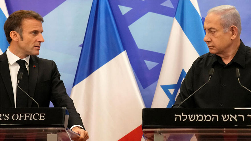 France's Macron repeats warning on Netanyahu's military plan for Gaza