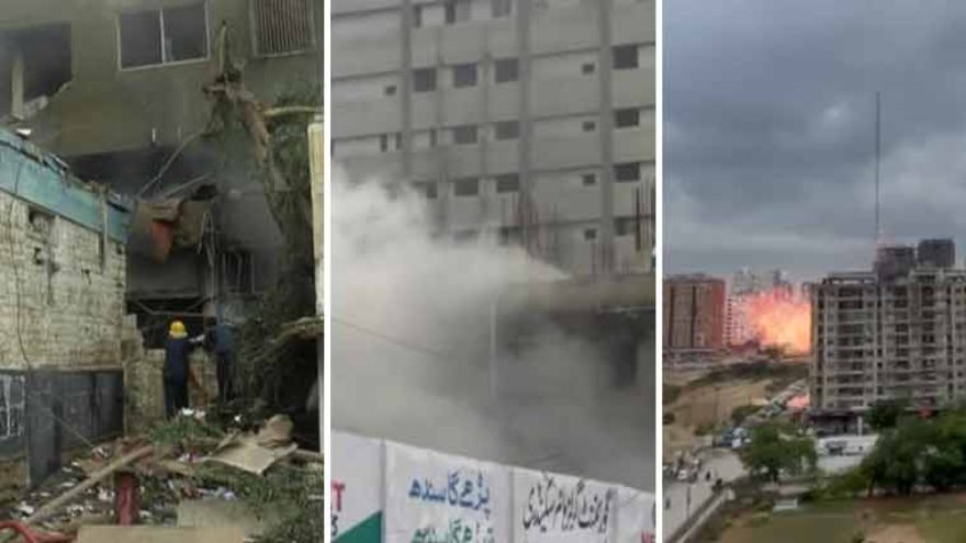 Karachi fireworks warehouse blast kills five, leaves dozens injured