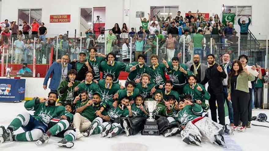 Pakistan make history with ice hockey triumph in Florida