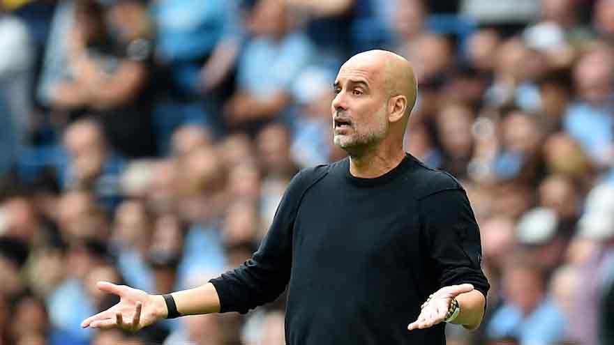 Guardiola defends Trafford after costly error against Spurs