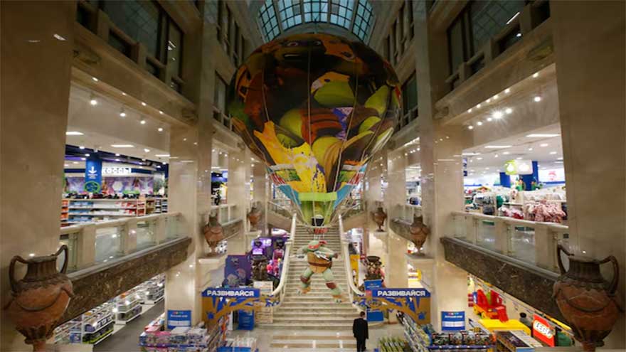 At least one killed by gas cylinder blast in iconic Moscow toy shop, state media reports