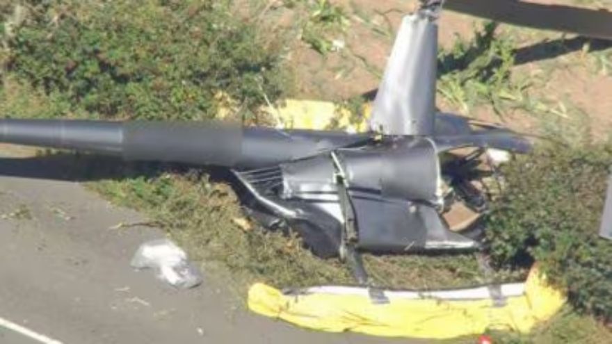 Three dead in helicopter crash on UK's Isle of Wight