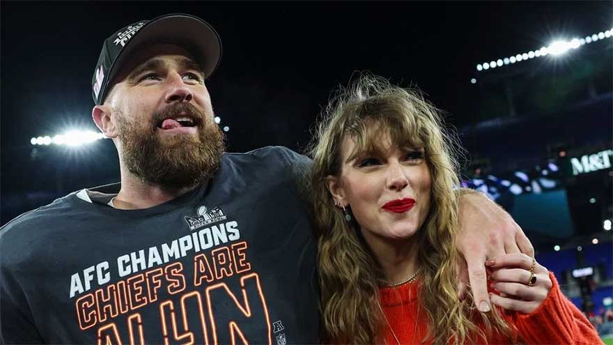 Taylor Swift and Travis Kelce break the internet as engagement post shatters records